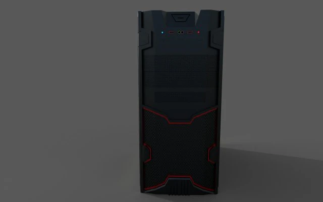 desktop - pc 3D Model .c4d .max .obj .3ds .fbx .stl .blend 