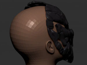spooky charred mask 3D Print Model