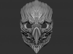 plague raven 3D-printmodel