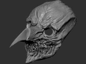 plague raven 3D-printmodel