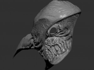 plague raven 3D-printmodel