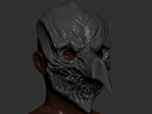 plague raven 3D-printmodel