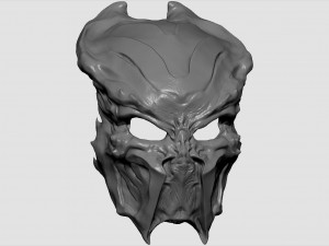 ceremonial hunter mask 3D Baskı Modeli