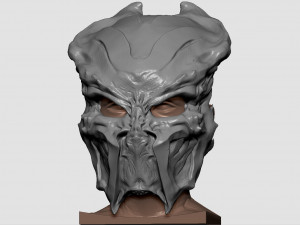 ceremonial hunter mask 3D Print Model