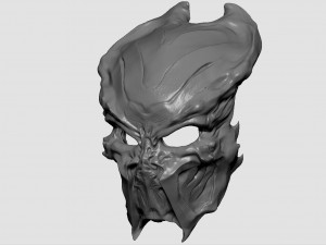 ceremonial hunter mask 3D Print Model