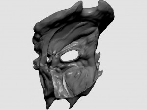 ceremonial hunter mask 3D Print Model