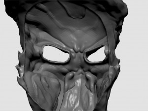 ceremonial hunter mask 3D Print Model