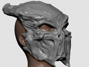 ceremonial hunter mask 3D Print Model