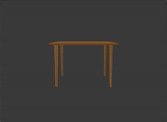 low poly table 3D Model .c4d .max .obj .3ds .fbx .stl .blend 