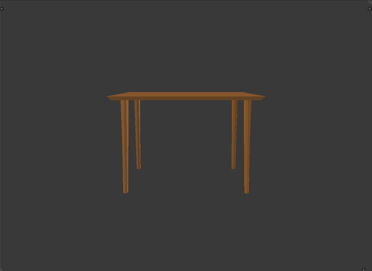 mesa baixa poli Modelo 3D .c4d .max .obj .3ds .fbx .stl .blend 
