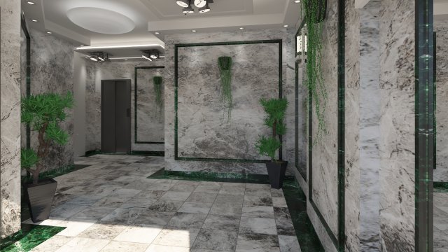 entrance 3D Model .c4d .max .obj .3ds .fbx .stl .blend 