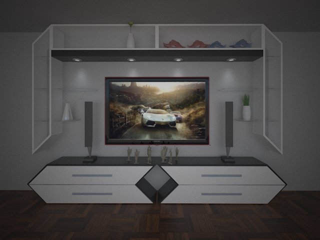 tv unite 3D Модель .c4d .max .obj .3ds .fbx .stl .blend 