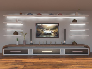 tv unite 3D मॉडल