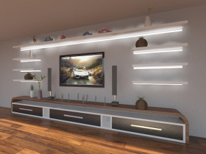 tv unite Modelo 3D