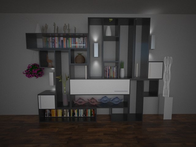 shelves Modello 3D .c4d .max .obj .3ds .fbx .stl .blend 