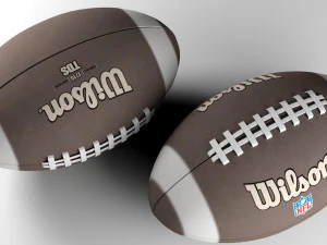 pallone da football americano Modello 3D