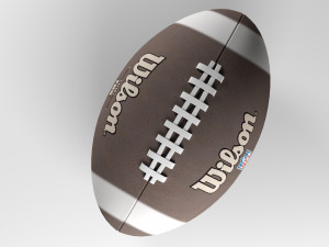 american football ball 3D-Modell