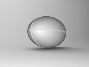 american football ball 3D-Modell