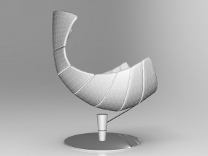 lobster chair 3D-Modell