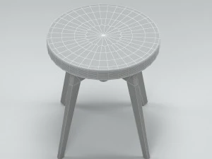凳子矮凳 3D 模型