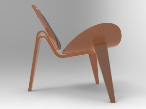 scandinavian chair Modèle 3D