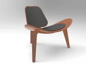 скандинавский стул 3D Модель