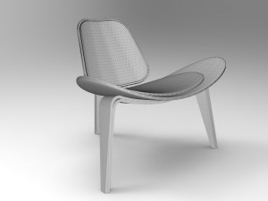 scandinavian chair Modèle 3D