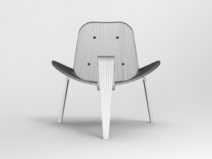 scandinavian chair Modèle 3D
