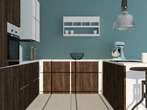 kitchen industrial style 3D Model