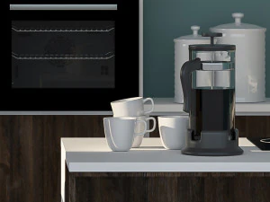 kitchen industrial style 3D Model