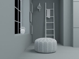 kitchen industrial style Modèle 3D