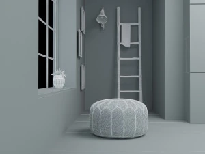 kitchen industrial style 3D Model