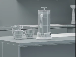 kitchen industrial style 3D Model