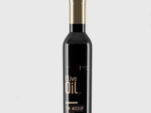 olive oil bottle 3Dモデル