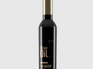橄榄油瓶 3D 模型