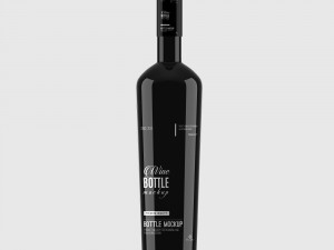 wine bottle 3D 模型