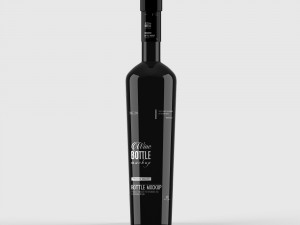 wine bottle 3D 模型