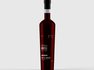 wine bottle 3D Model