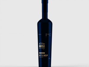 wine bottle 3D 模型