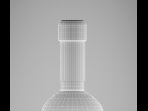 wine bottle 3D 模型