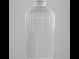 wine bottle 3D 模型