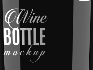 wine bottle 3D Model