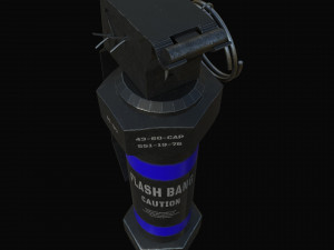 flash grenade - resident evil 2 3D Model