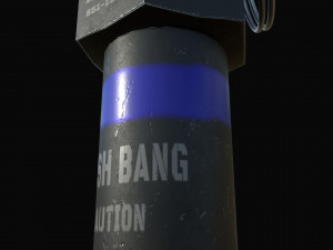 flash grenade - resident evil 2 3D Model
