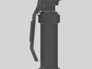 flash grenade - resident evil 2 3D Model