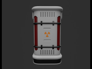 sci-fi barrel lowpoly 3D 모델