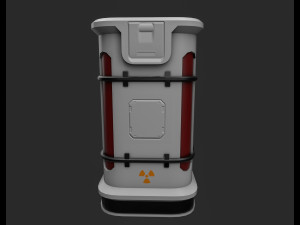 sci-fi barrel lowpoly 3D 모델