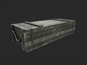 military crate Modèle 3D
