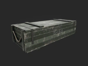 caisse militaire Modèle 3D