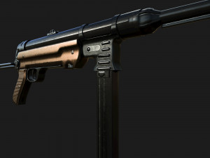 mp-40 3D-Modell